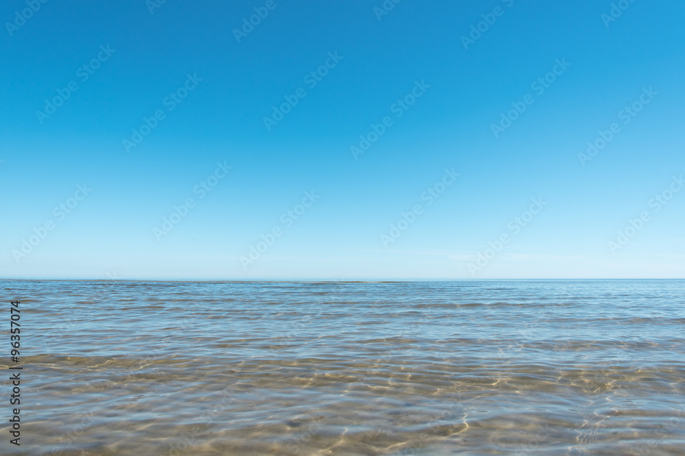 Still gulf of Riga, Baltic sea. Still gulf of Riga, Baltic sea.