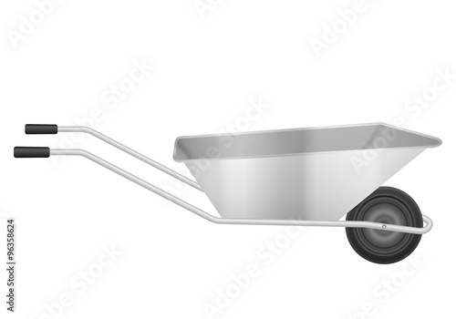 Construction wheelbarrow