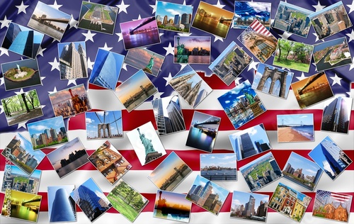 New York pictures collage 