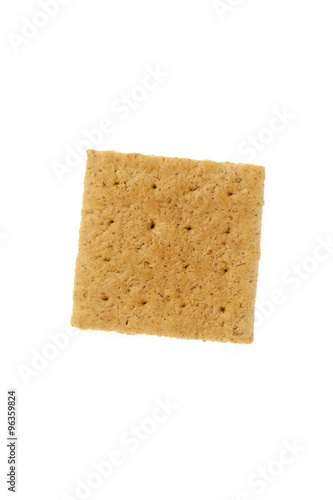 Fényképezés graham cracker isolated on white background