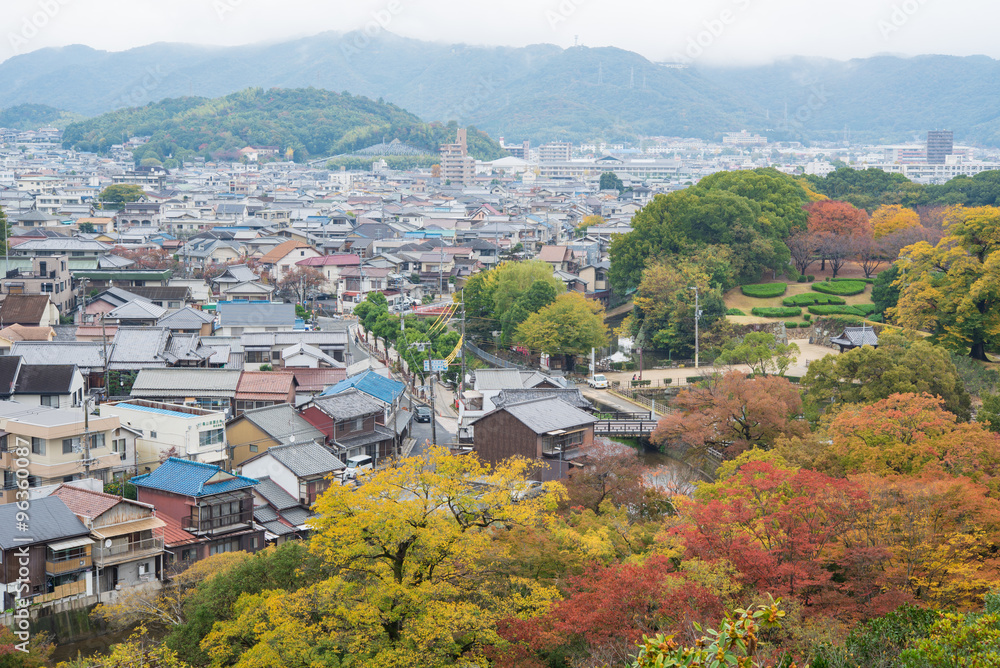 View from Himeji Castle, Japan. View from Himeji Castle, Japan.