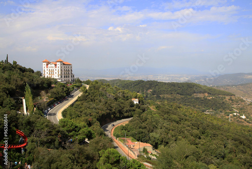 BARCELONA, CATALONIA, SPAIN - AUGUST 29, 2012: Gran Hotel La Florida near Tibidabo, Barcelona,Catalonia, Spain