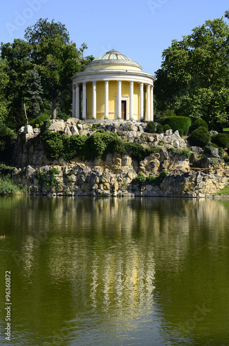 Leopoldinen temple with small lake in Eisenstadt, Austria