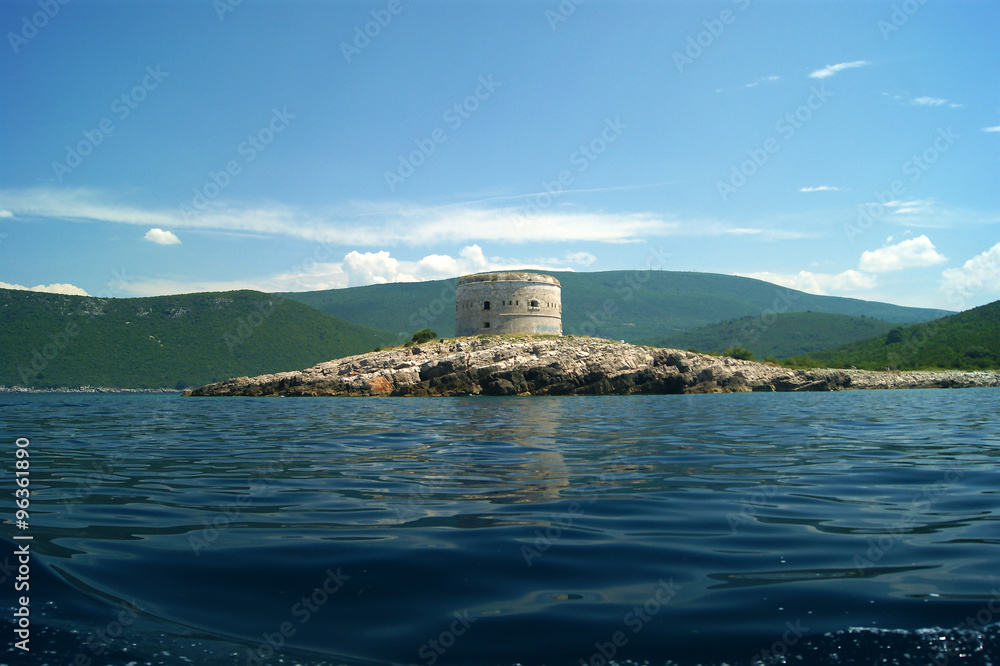 Fortress Arza on the Lustica Peninsula