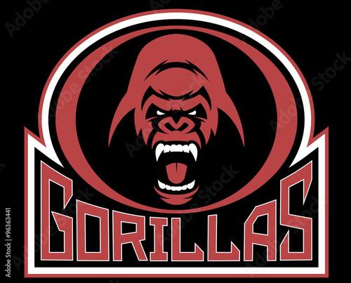 Angry gorilla symbol