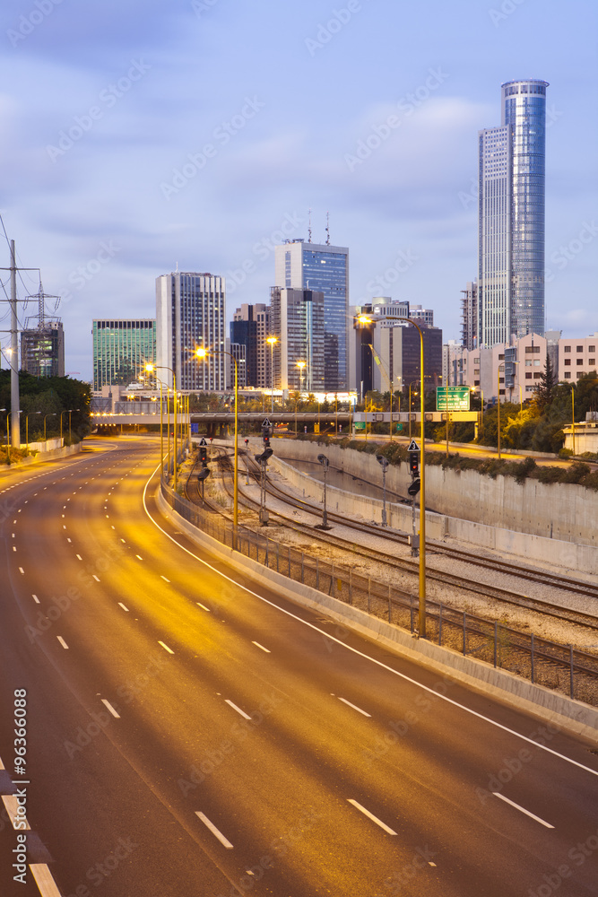 Fototapeta premium Highway at Twilight