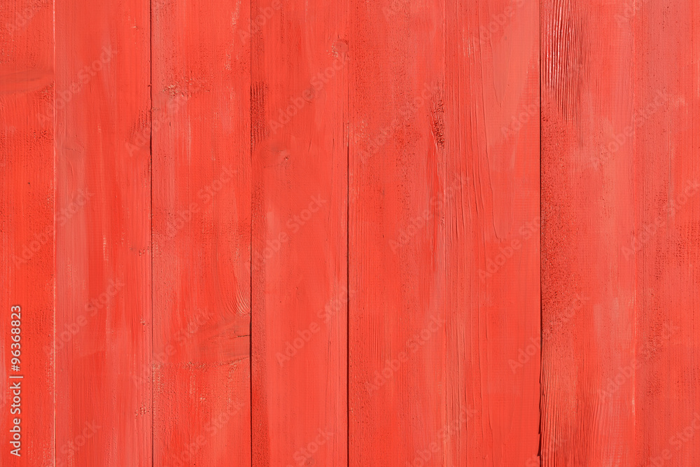 Obraz premium Painted Old Red Wood Board Background