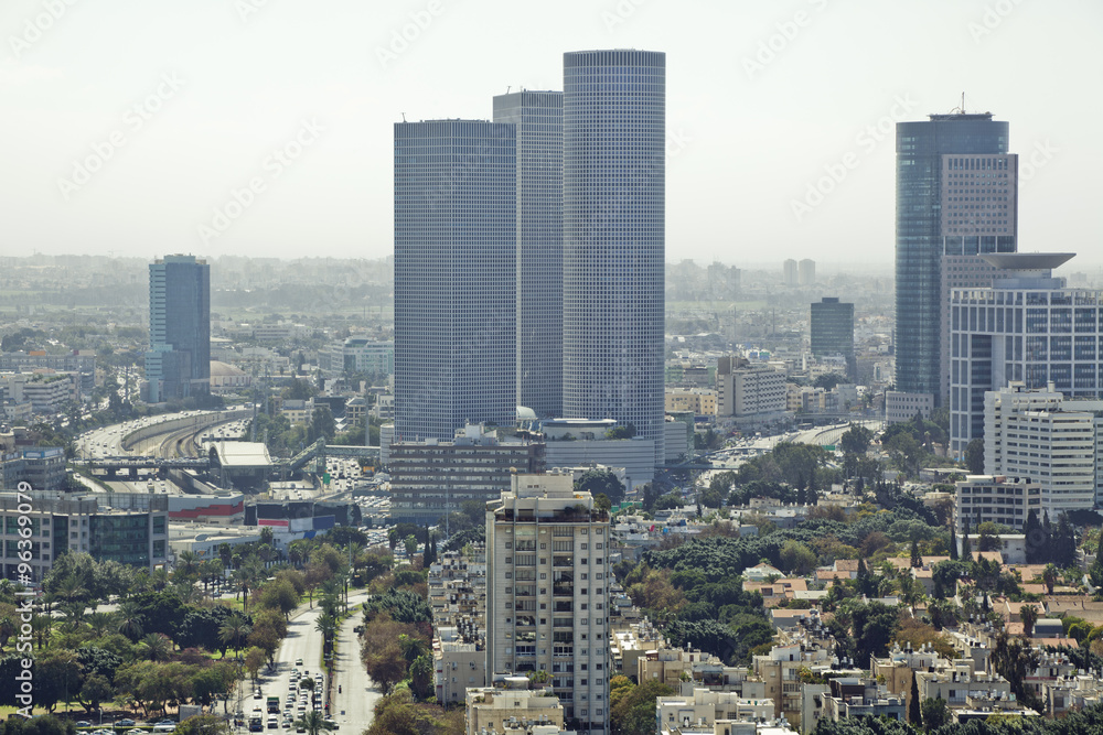 Tel Aviv Cityscape At Day