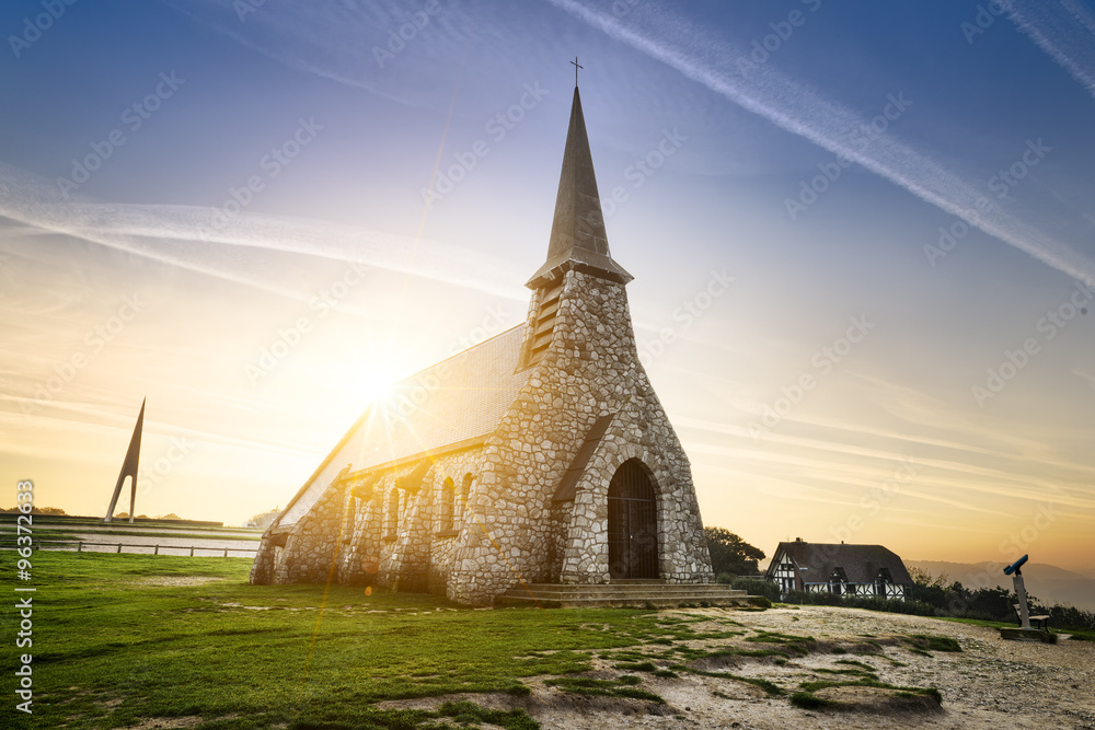 Etretat church France