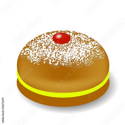 Red Jelly Donuts for Hanukkah