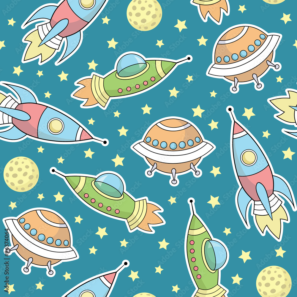 vector seamless space pattern vector seamless space pattern