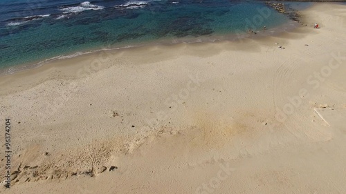 Wallpaper Mural Caesarea aqueduct, Israel.- Aerial footage  Torontodigital.ca