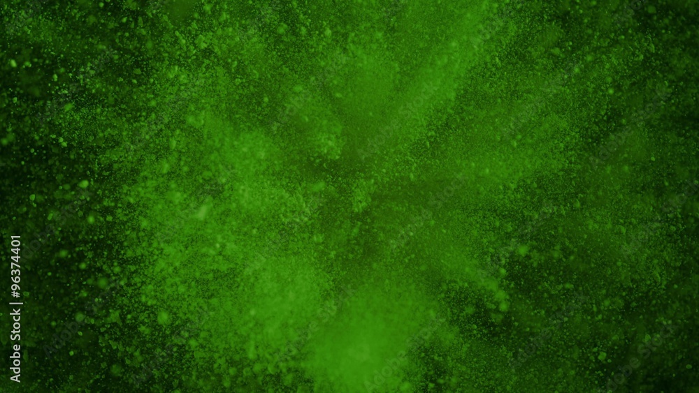 Colorful powder/particles fly after being exploded against black background. Shot with high speed camera, phantom flex 4K. Slow Motion. Unedited version is included at the end of clip. Colorful powder/particles fly after being exploded against black background. Shot with high speed camera, phantom flex 4K. Slow Motion. Unedited version is included at the end of clip.