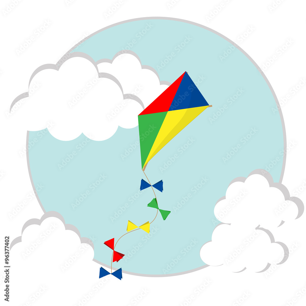 Flying kite Flying kite