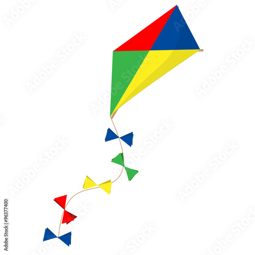 Flying kite