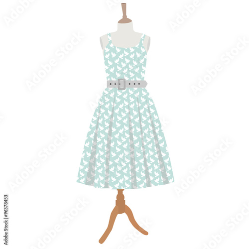 Dress on mannequin