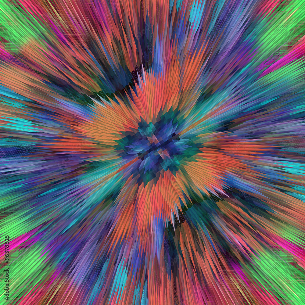 bright colored  abstraction - obrazy, fototapety, plakaty 