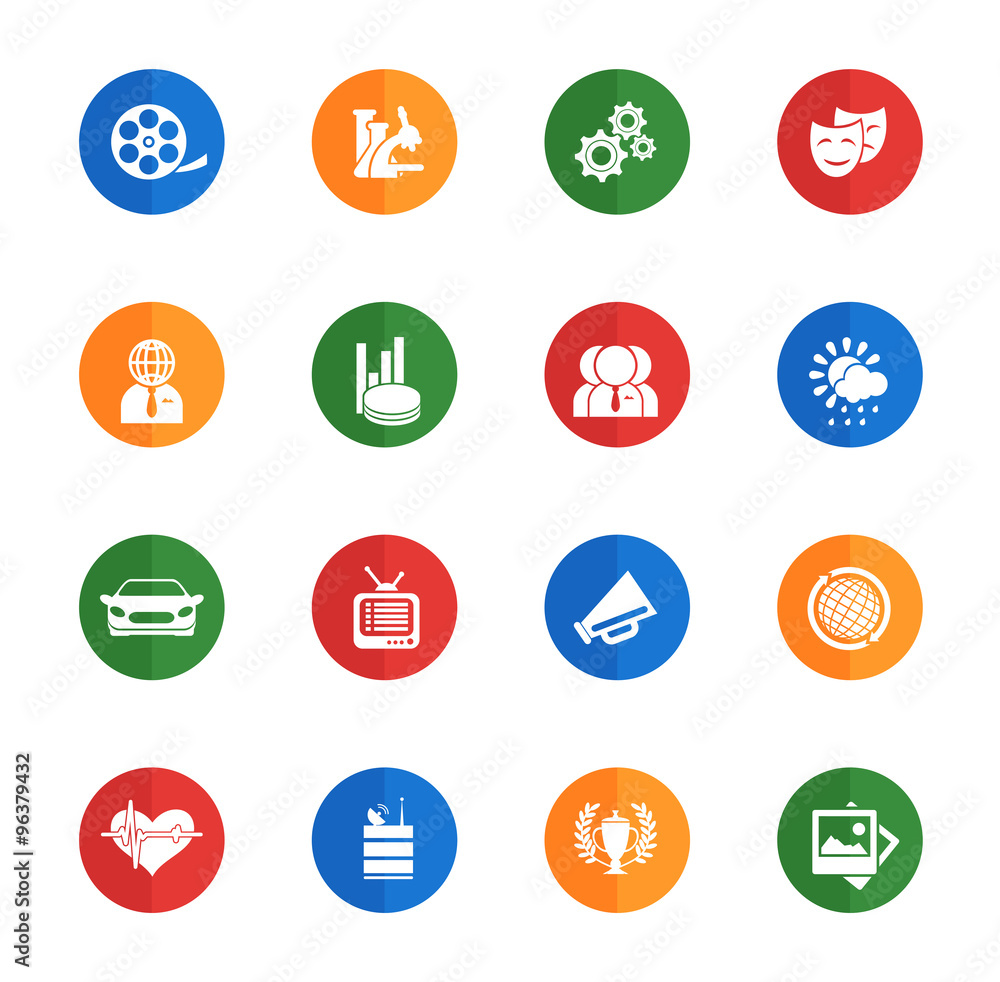 Social Icon flat icons Social Icon flat icons