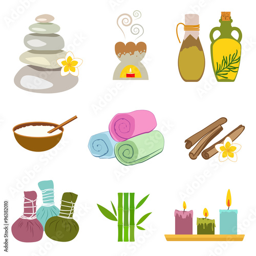 Accessories set for Thai massage