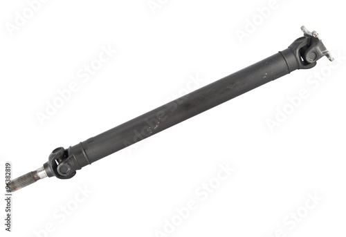 automobile cardan shaft isolated on white background