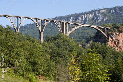 Bridge is a concrete arch bridge over the Tara River in northern Montenegro
