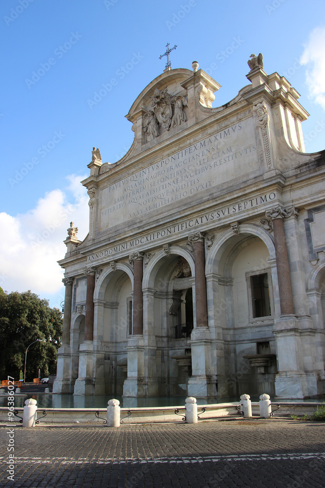 Rome,Italy,Fontana dell'Acqua Paolo.
