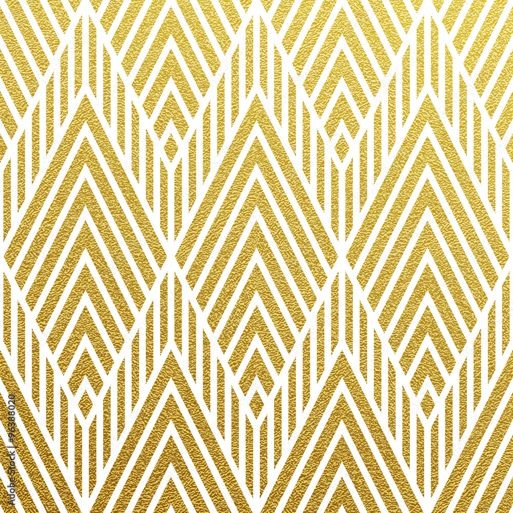 Vector geometric gold pattern