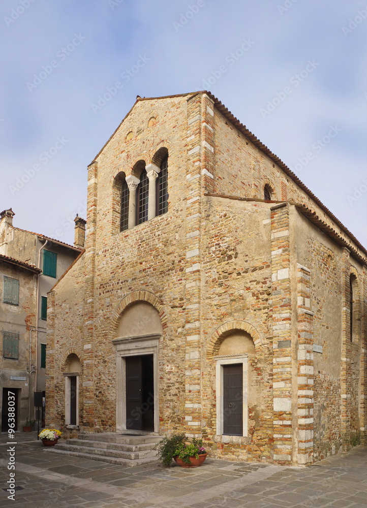 Die frühchristliche Kirche Santa Maria delle Grazie in Grado / Friaul / Italien