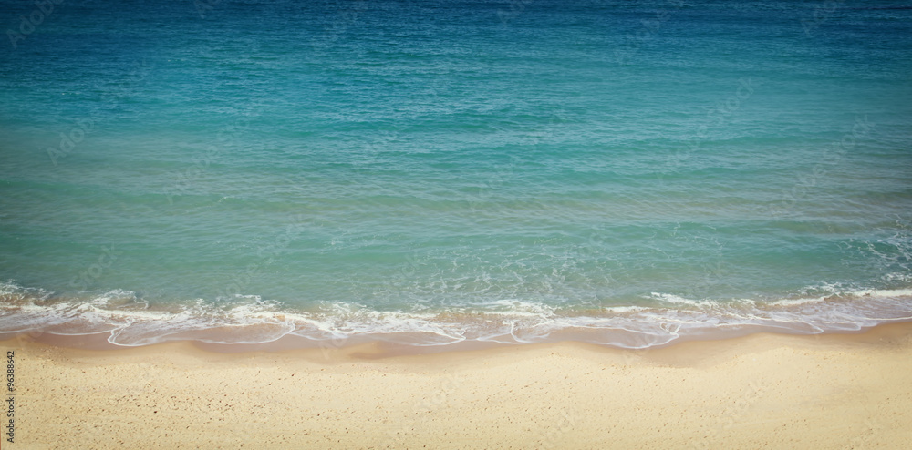 Obraz premium beach and sea landscape website banner design