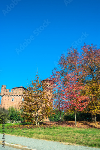 The castle in autumn, Turin