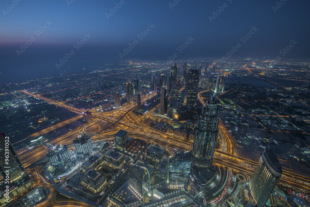 Dubai viewed from Burj Khalifa