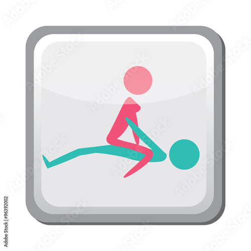 Sexual position vector icon, kama sutra