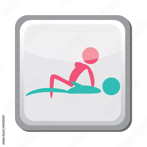 Sexual position vector icon, kama sutra