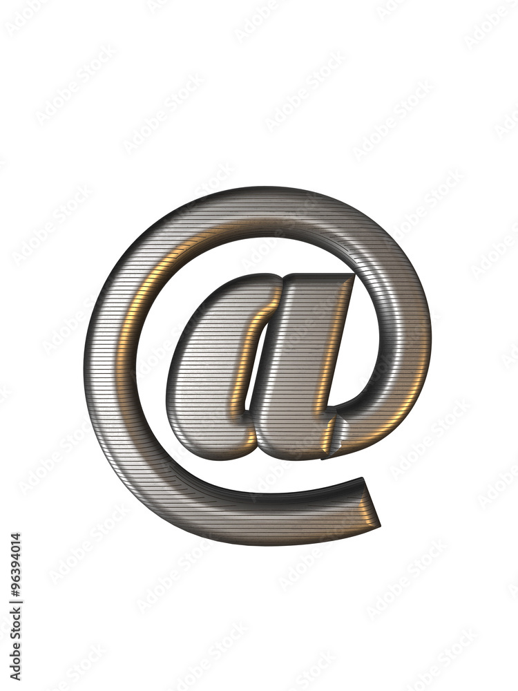 Obraz premium Alphabet letters 3D