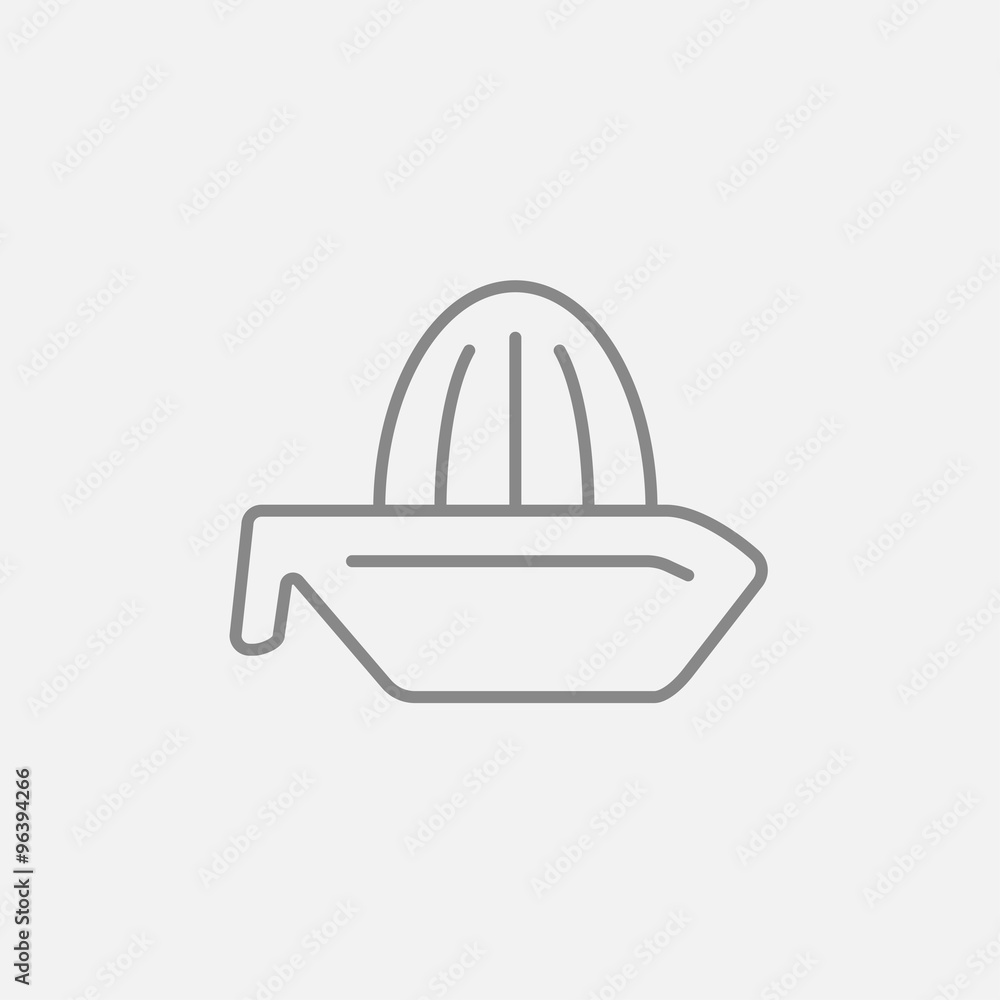 Lemon squeezer line icon. Lemon squeezer line icon.