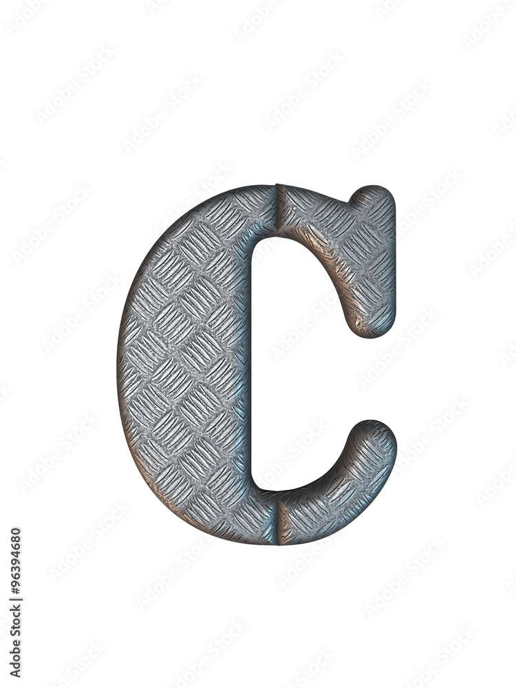 Naklejka premium Alphabet letters 3D