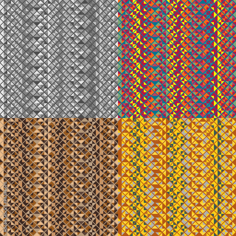 Set of seamless vector pattern Set of seamless vector pattern