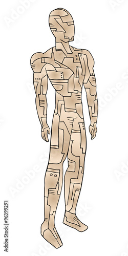 imaginative robot man