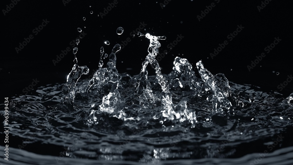 Water surface bouncing and making splashes. Shot with high speed camera, phantom flex 4K. Slow Motion. Unedited version is included at the end of clip. Water surface bouncing and making splashes. Shot with high speed camera, phantom flex 4K. Slow Motion. Unedited version is included at the end of clip.
