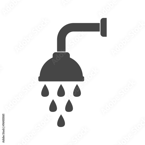 Shower icon, vector illustration
