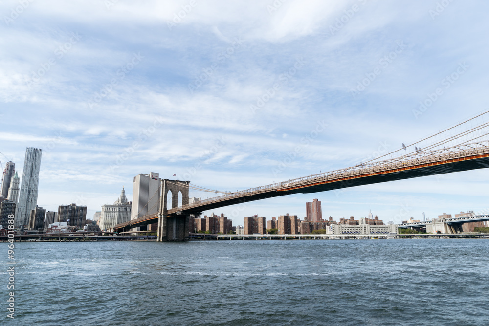 Naklejka premium Brooklyn Bridge in New York.