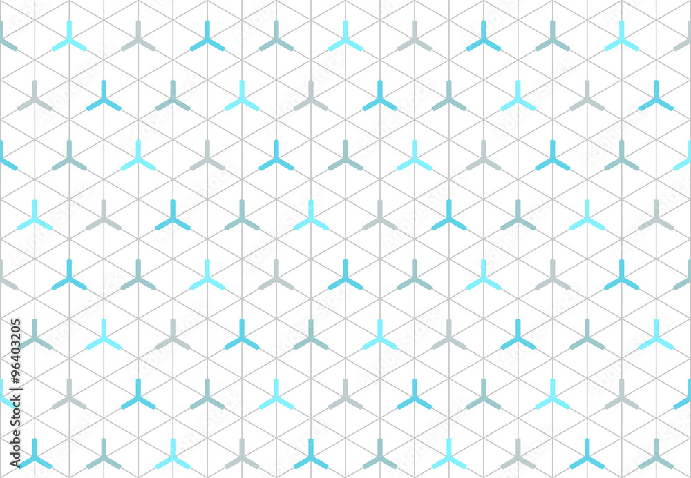 Pattern Of Seamless Isometric Hexagon Shapes 2 Pattern Of Seamless Isometric Hexagon Shapes 2