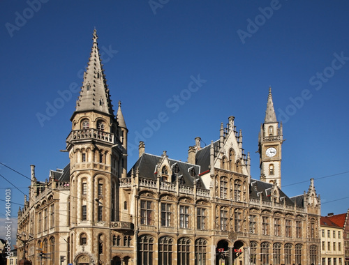 Post office in Ghent. Belgium