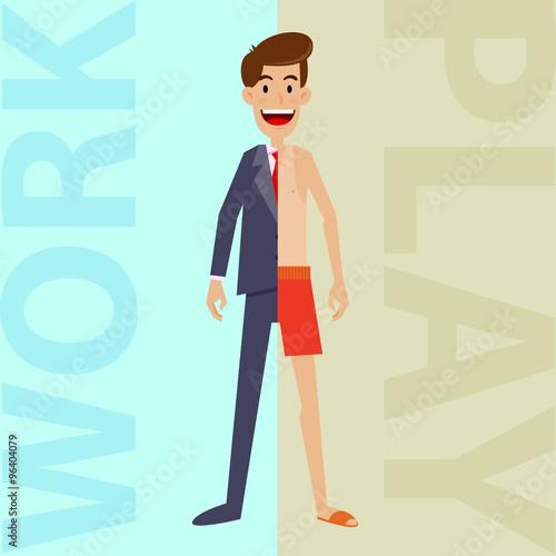 Man Between Work And Holiday Looks