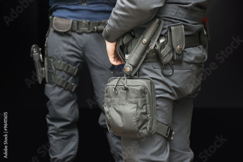 Armed policemen © Pink Badger