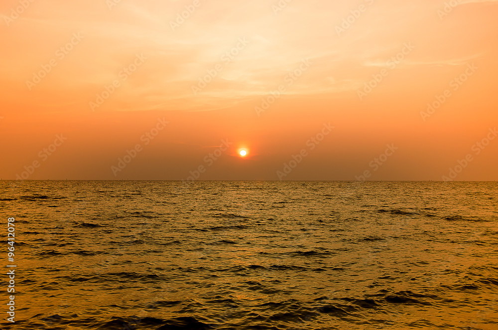 beach and sunset