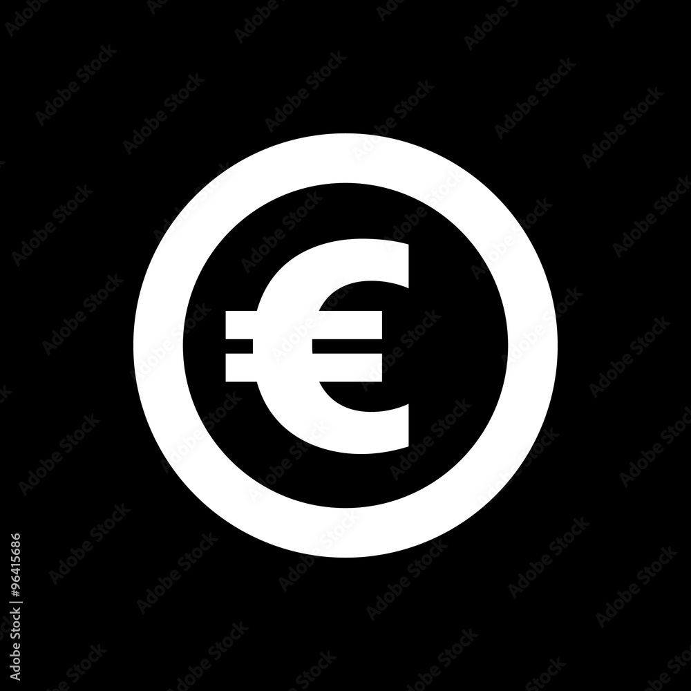 The euro icon. Cash and money, wealth, payment symbol. Flat The euro icon. Cash and money, wealth, payment symbol. Flat