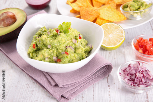 bowl of guacamole