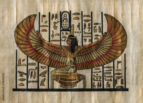 Obraz na plátně ancient Egyptian parchment