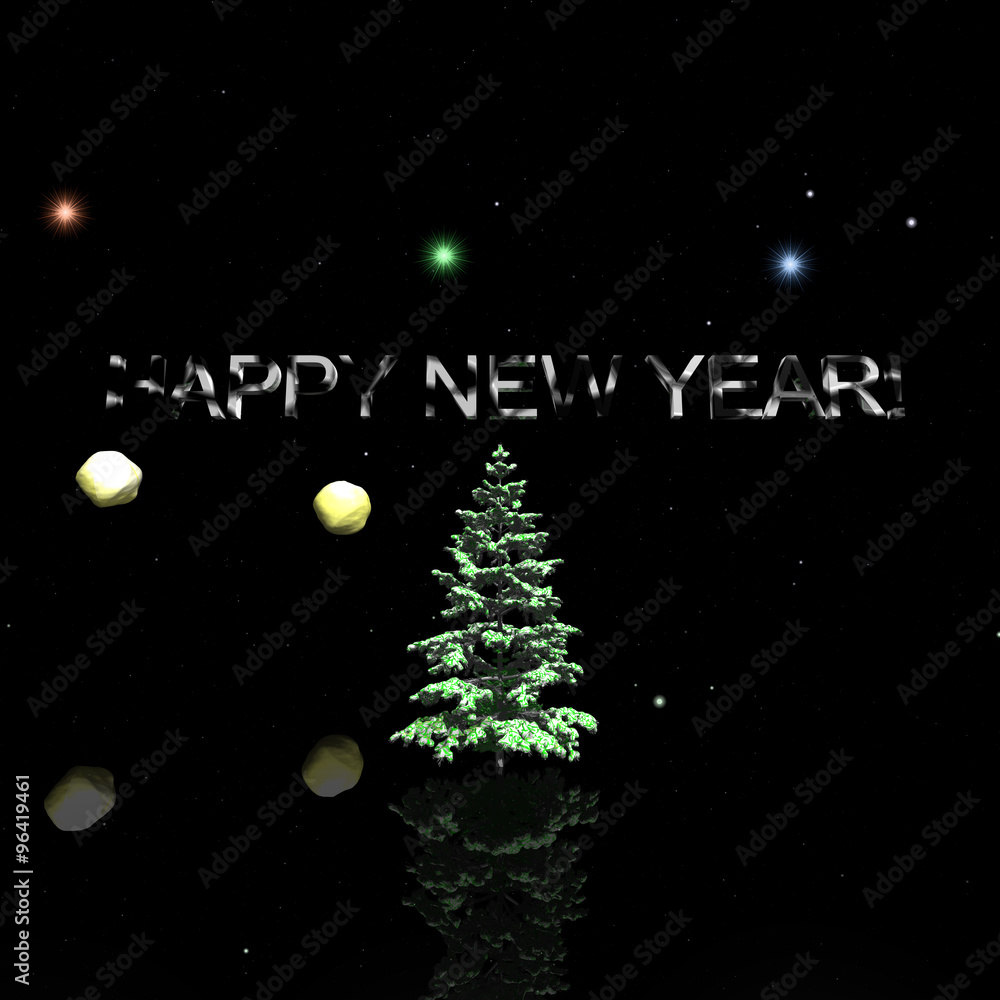 Fototapeta premium New Year's greetings